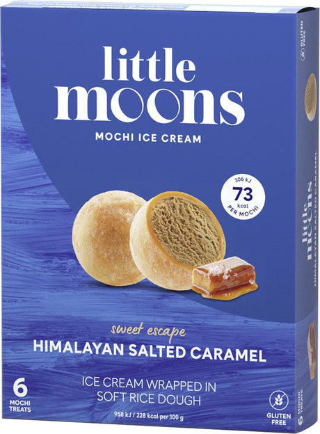 Salted Caramel Mochi Ice Creams 6 pack 192g - Greenlands Health Store