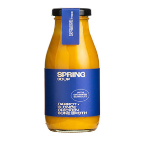 Caramelised Carrot & Chicken Bone Broth Soup 250g - Greenlands Health Store