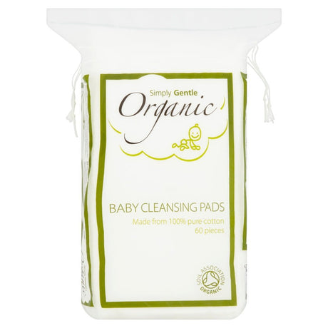 Organic Baby Cleansing Pads 60's - Greenlands Health Store