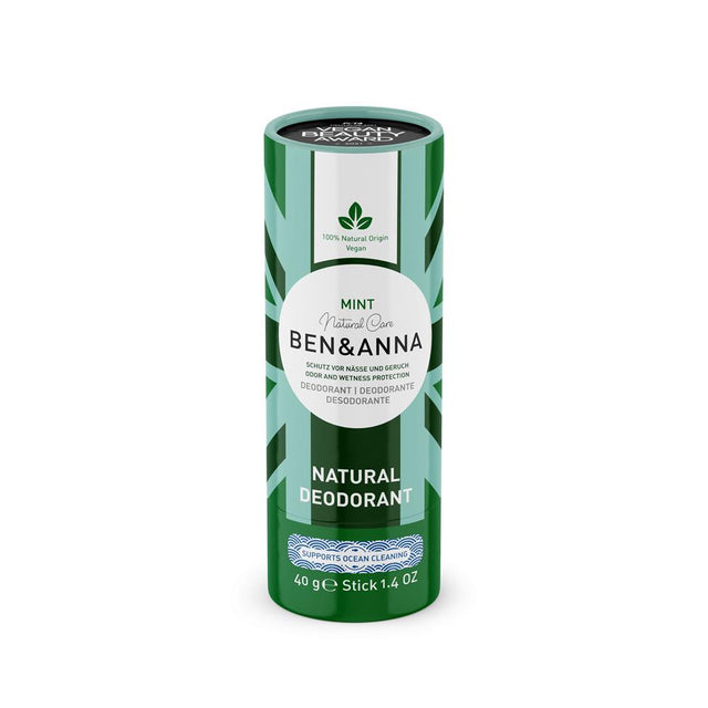 Ben & Anna - Mint Deodorant 40g - Greenlands Health Store