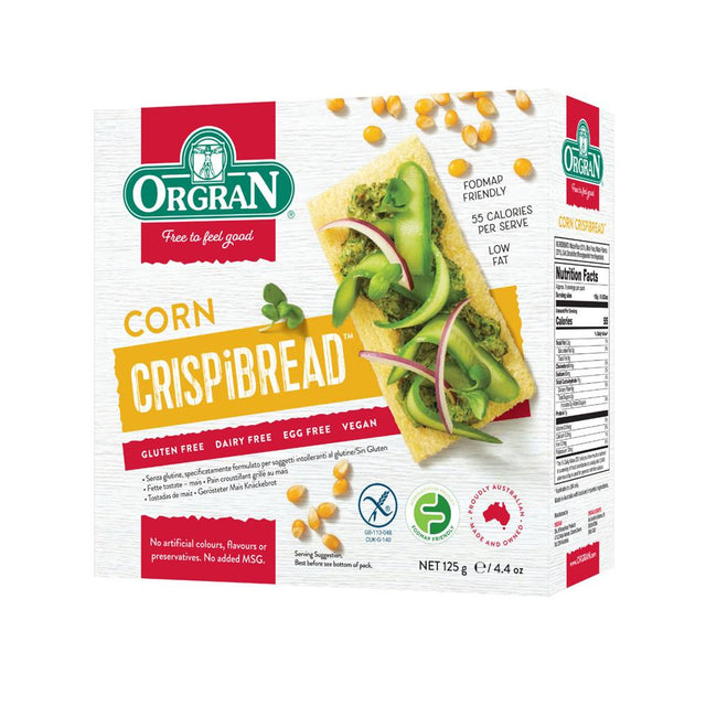Corn Crispbread 125g - Greenlands Health Store