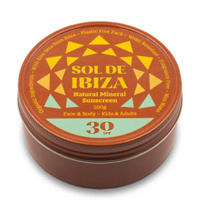 Plastic Free Face & Body Natural Mineral Sunscreen SPF30 - Greenlands Health Store