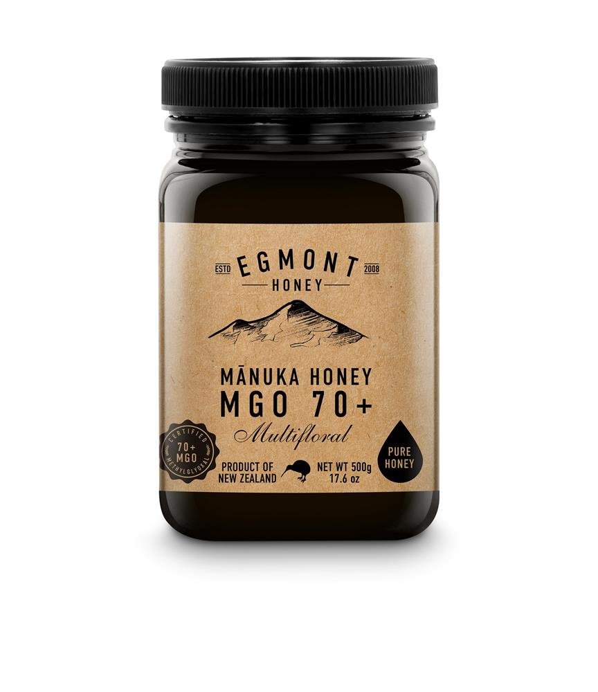 Egmont Manuka Honey 70 MGO 500g - Greenlands Health Store