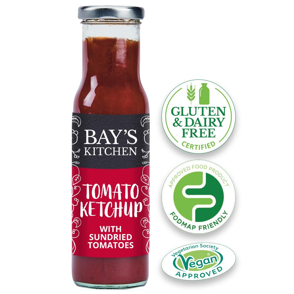 Tomato Ketchup with Sundried Tomatoes Low FODMAP 270g - Greenlands Health Store