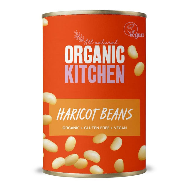 Organic Haricot Beans 400g - Greenlands Health Store