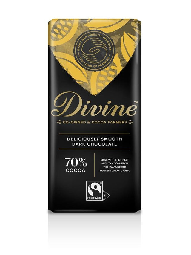 Vegan Fairtrade 70% Dark Chocolate 90g - Greenlands Health Store