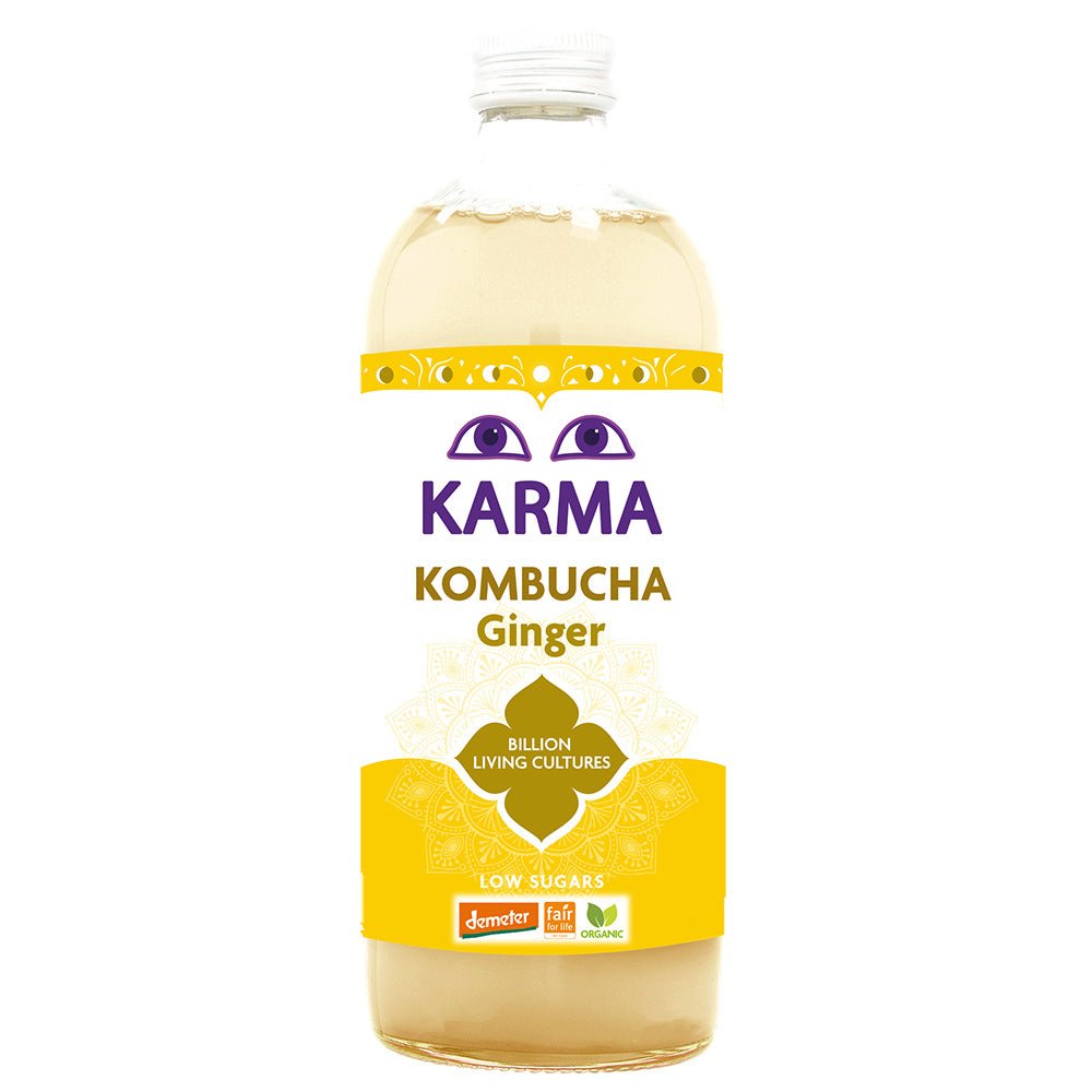 Karma Kombucha Ginger 1L - Greenlands Health Store