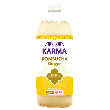 Karma Kombucha Ginger 1L - Greenlands Health Store