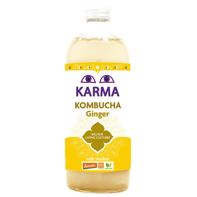 Karma Kombucha Ginger 1L - Greenlands Health Store