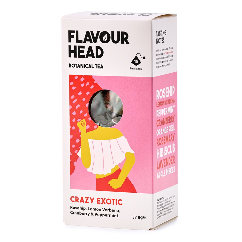 Flavour Head Botanical Infusions Crazy Exotic Tea 15's - Greenlands Health Store