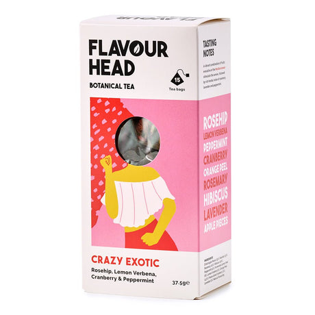 Flavour Head Botanical Infusions Crazy Exotic Tea 15's - Greenlands Health Store