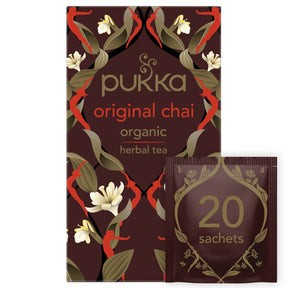 Pukka Organic Original Chai Black Tea x 20 sachets - Greenlands Health Store