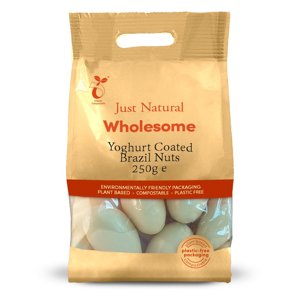 Yoghurt Coated Brazil Nuts 250g - Greenlands Health Store