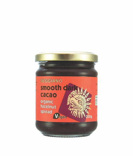 Seggiano Organic Smooth Dark Cacao Hazelnut Spread 200g - Greenlands Health Store