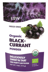 Organic Blackcurrant Freeze - Dried Powder 113g - Greenlands Health Store