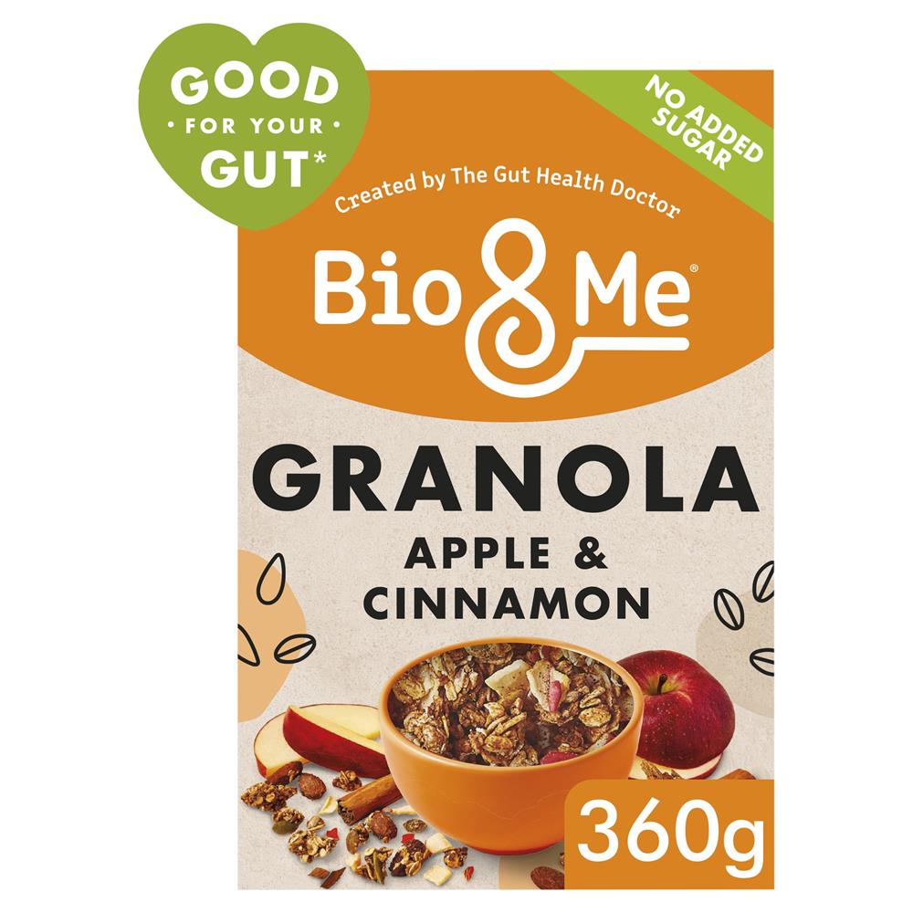 Bio&Me Apple & Cinnamon Gut-Loving Granola 360g - Greenlands Health Store