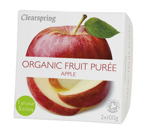 Organic Fruit Puree Apple (2x100g) - Greenlands Health Store