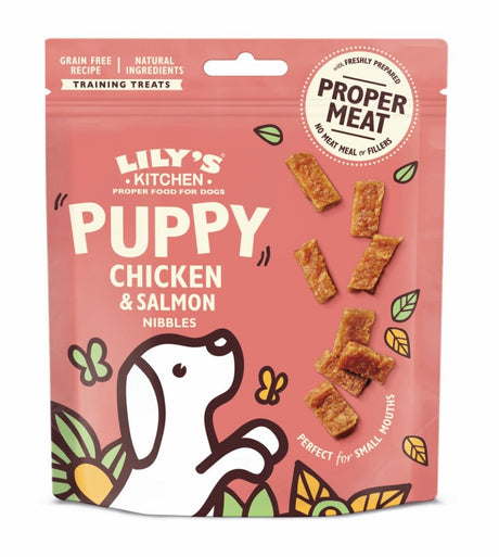 Chicken & Salmon Nibbles Puppy Treats 70g - Greenlands Health Store