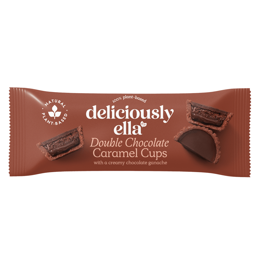 Deliciously Ella Double Chocolate Caramel Cup 36g - Greenlands Health Store