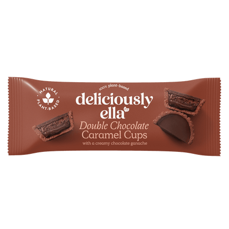 Deliciously Ella Double Chocolate Caramel Cup 36g - Greenlands Health Store