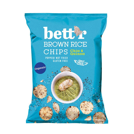 Rice Chips with Chia and Quinoa 60g - Greenlands Health Store