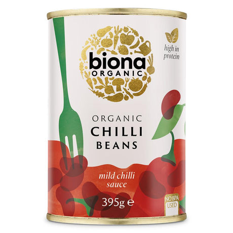 Organic Red Kidney Chilli Beans 395g - Greenlands Health Store