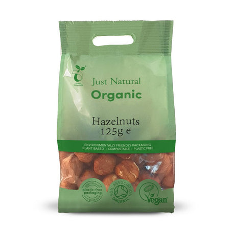 Organic Hazelnuts 125g - Greenlands Health Store