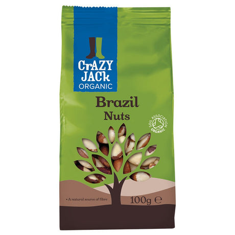 Organic Brazil Nuts 100g - Greenlands Health Store