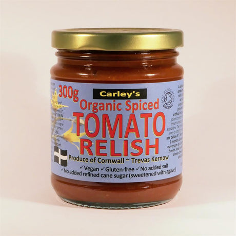 Organic Tomato Relish 300g - Greenlands Health Store