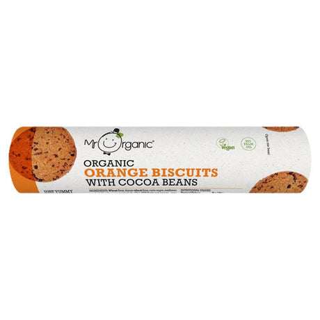 Mr Organic Orange Biscuits with Cocoa Beans 250g - Greenlands Health Store