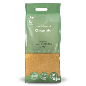 Organic Corn Semolina 500g - Greenlands Health Store
