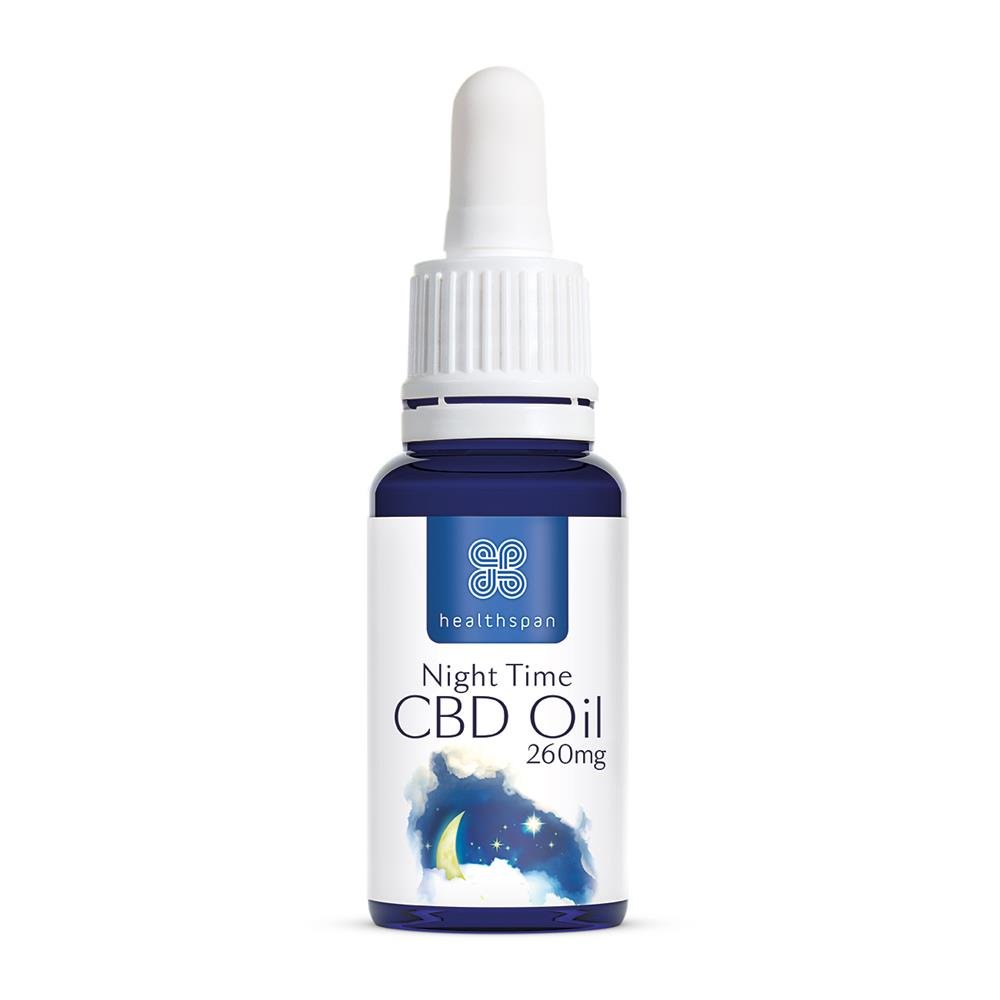 Night Time CBD Oil Drops 260mg 10ml - Greenlands Health Store