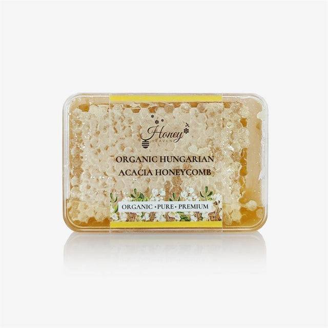 Honey Heaven Organic Acacia Honeycomb 250g - Greenlands Health Store