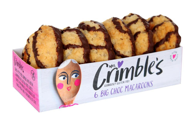 Mrs Crimbles Large Chocolate Macaroons 195g - Greenlands Health Store