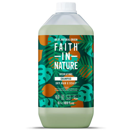 Faith in Nature Coconut Shampoo 5 Litre - Greenlands Health Store
