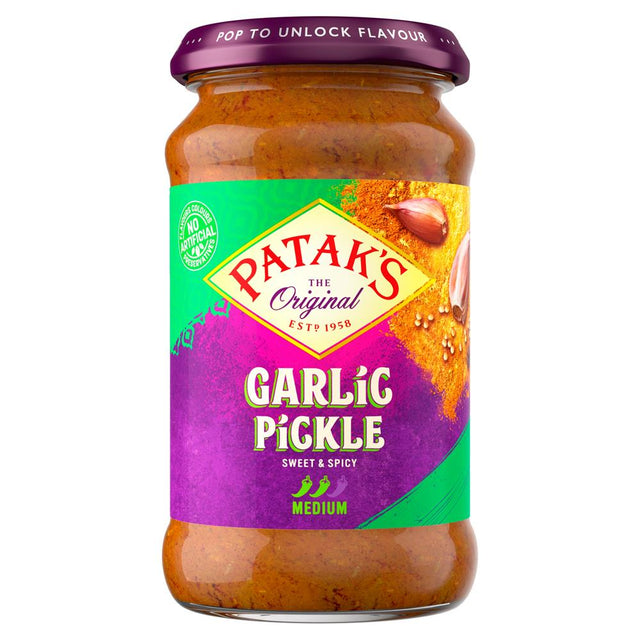 Pataks Garlic Pickle 300g - Greenlands Health Store
