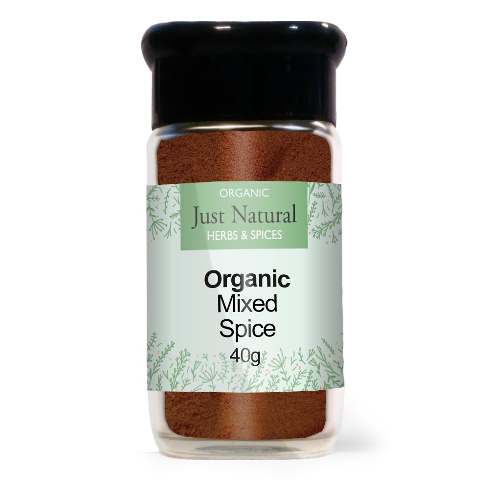 Organic Mixed Spice (Glass Jar) 40g - Greenlands Health Store
