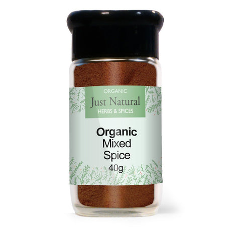 Organic Mixed Spice (Glass Jar) 40g - Greenlands Health Store