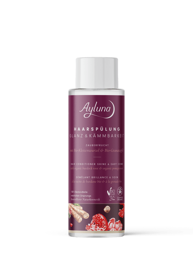 Ayluna Conditioner for Shine & Easy Comb (with organic burdock root and organic pomegranate) - Greenlands Health Store