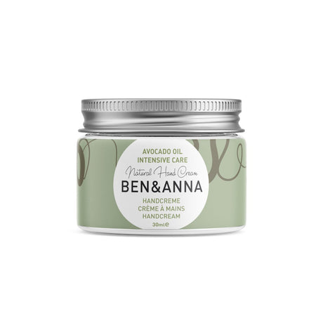 Ben & Anna Intensive Care Hand Cream (Avocado) 30ml - Greenlands Health Store