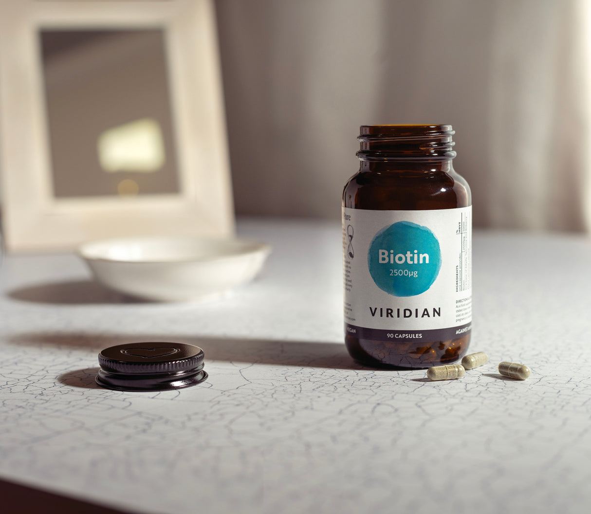 Viridian Biotin 2500µg - Greenlands Health Store