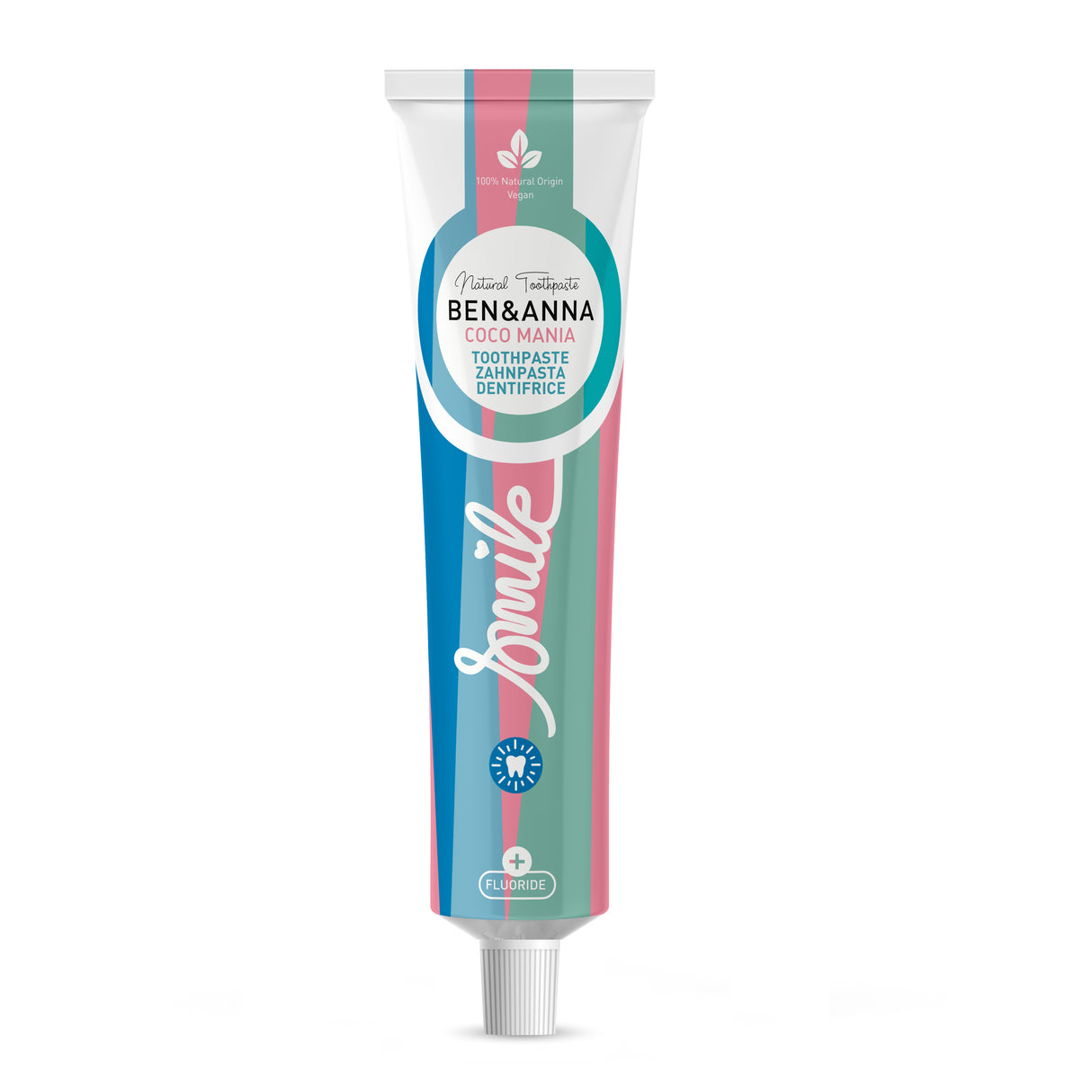 Ben & Anna Toothpaste (Tube) - Coco Mania (with fluoride) - Greenlands Health Store