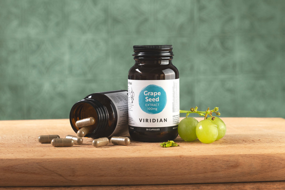 Viridian Grape Seed Extract 100mg - Greenlands Health Store