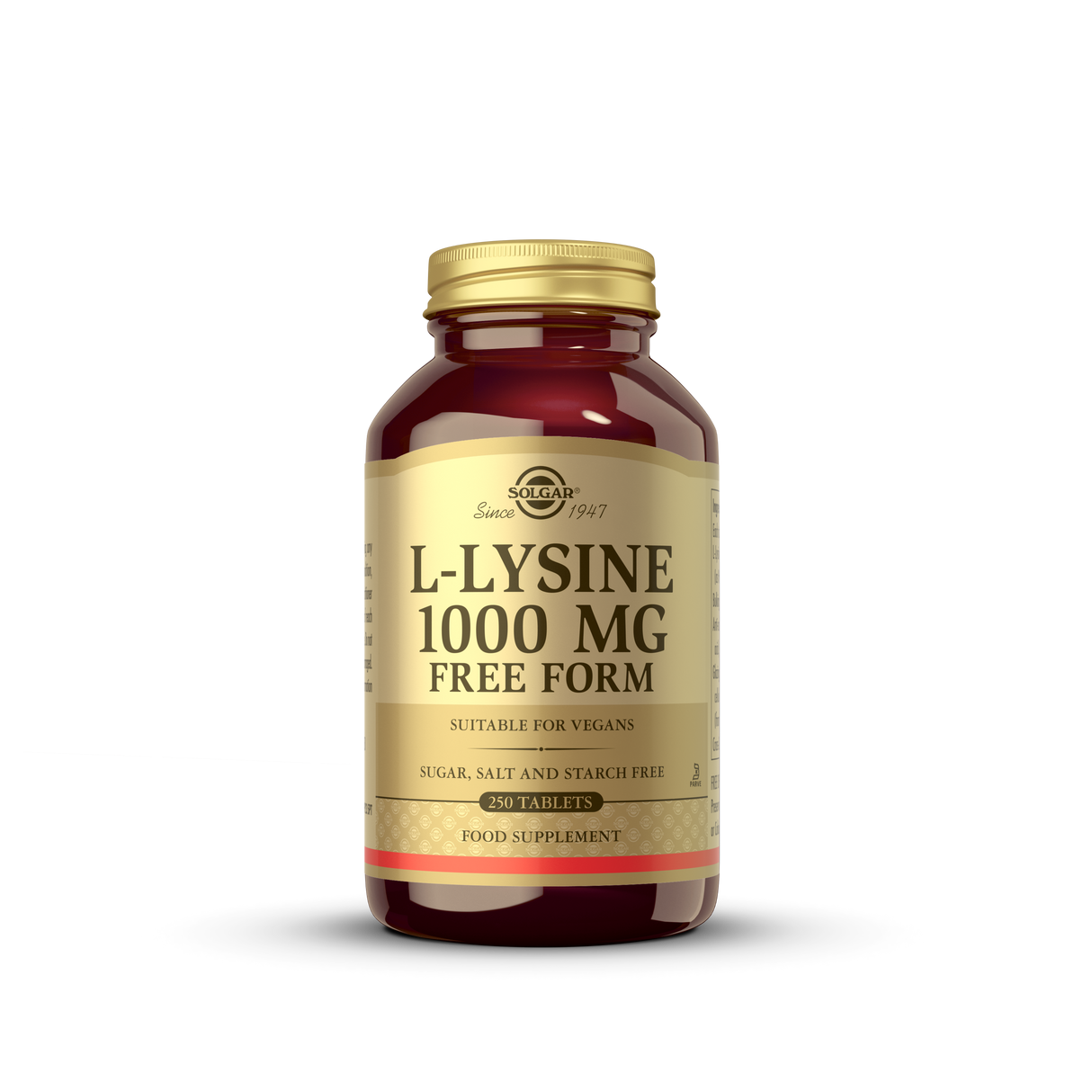 Solgar® L-Lysine 1000 mg Tablets - Greenlands Health Store
