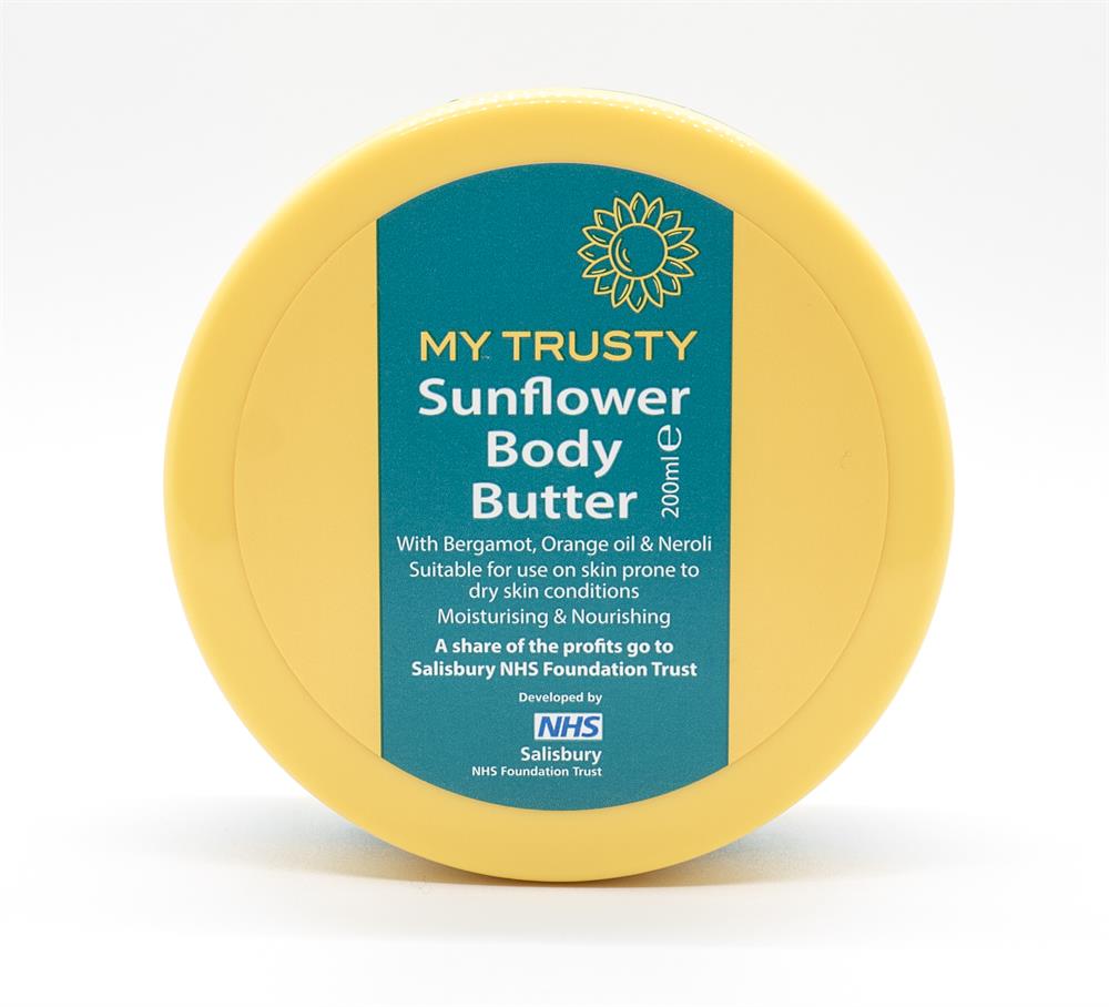 My Trusty - NHS Sunflower Body Butter 200ml - Greenlands Health Store