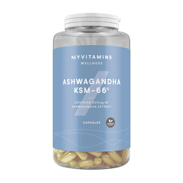 Myvitamins Ashwagandha KSM66 90 Capsules - Greenlands Health Store