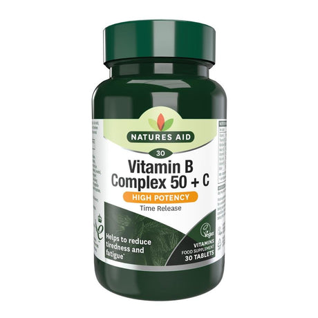 Vitamin B Complex 50 + C 30 Tablets - Greenlands Health Store