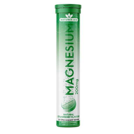 Magnesium Effervescent (Strawberry flavour) 20 tablets - Greenlands Health Store