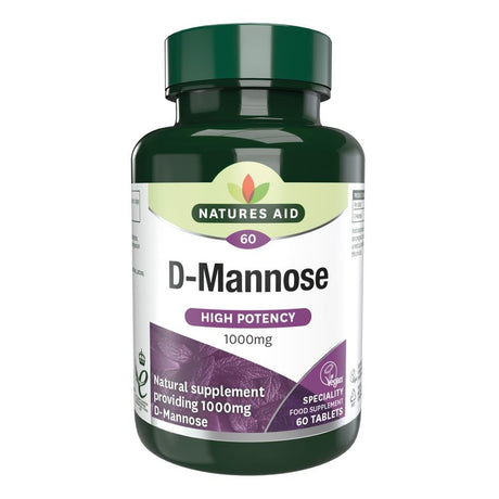 D - Mannose 1000mg 60 tablets - Greenlands Health Store