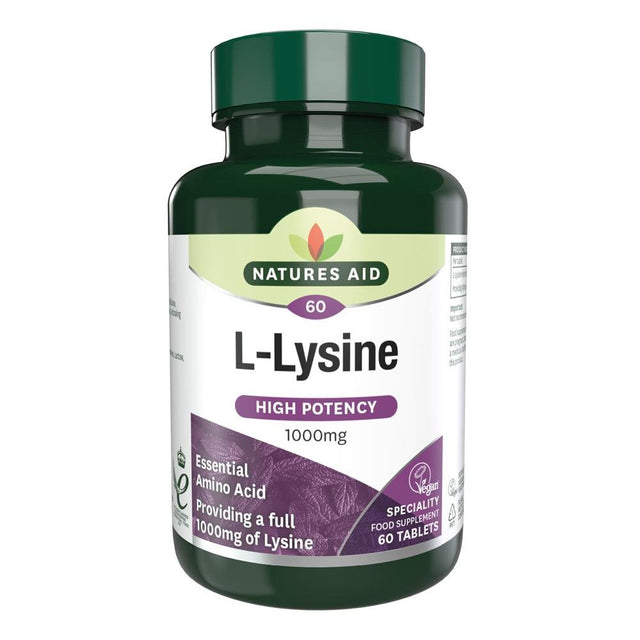 L - Lysine 1000mg 60 tablets - Greenlands Health Store